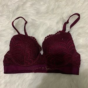 Victoria’s Secret Push up Lace T-shirt Full Coverage Bra 32B